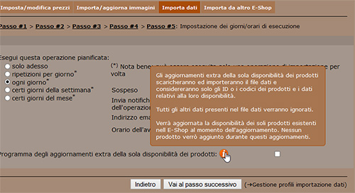 Programma l'importazione automatica di un catalogo in csv 10